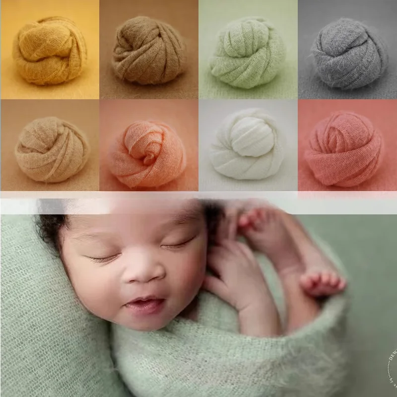 Baby Wrap Stretchy - Newborn Photography Props Baby Wraps Wool