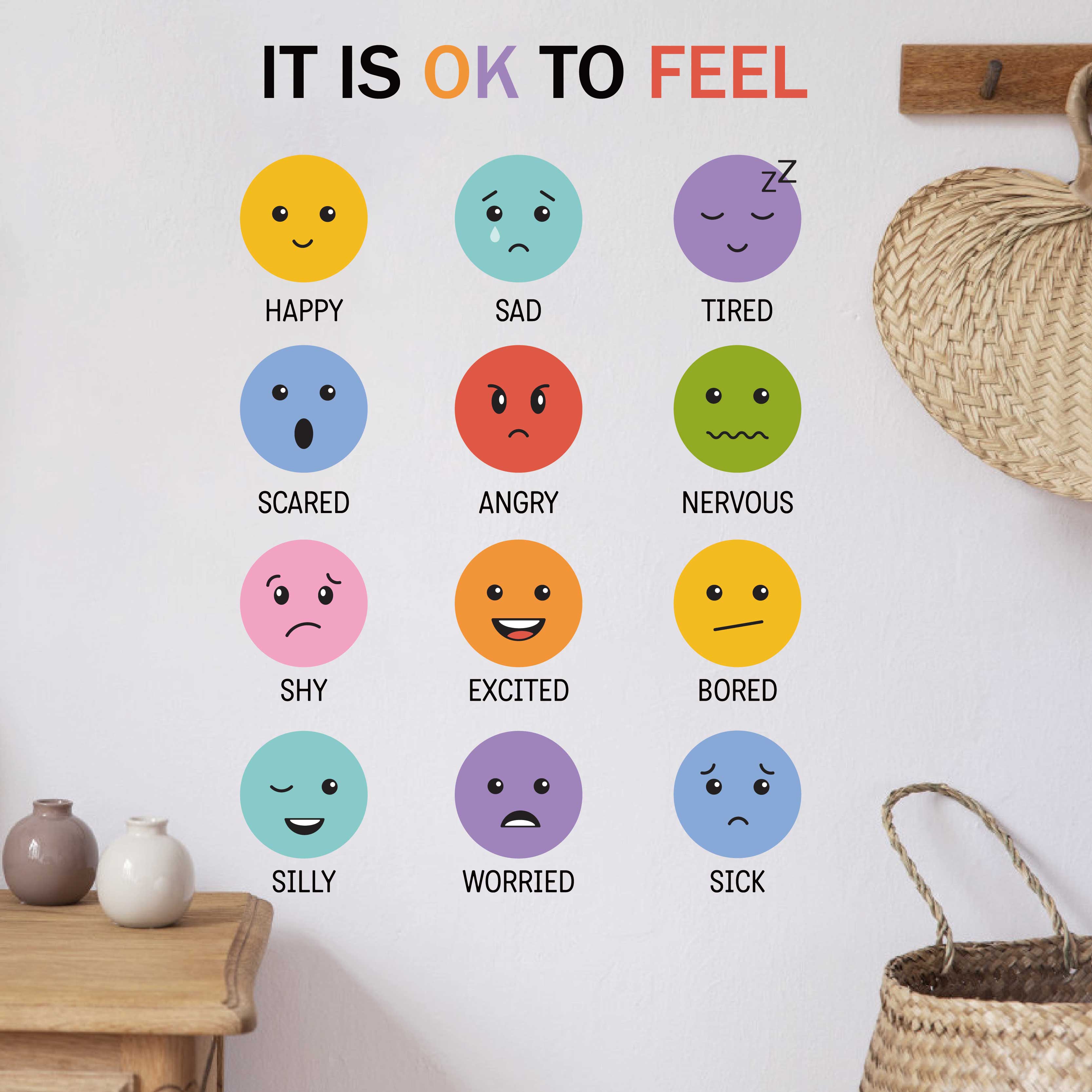 3D Colorful 12 Types of Emotic - огляд і ціна Baby Nursery Design