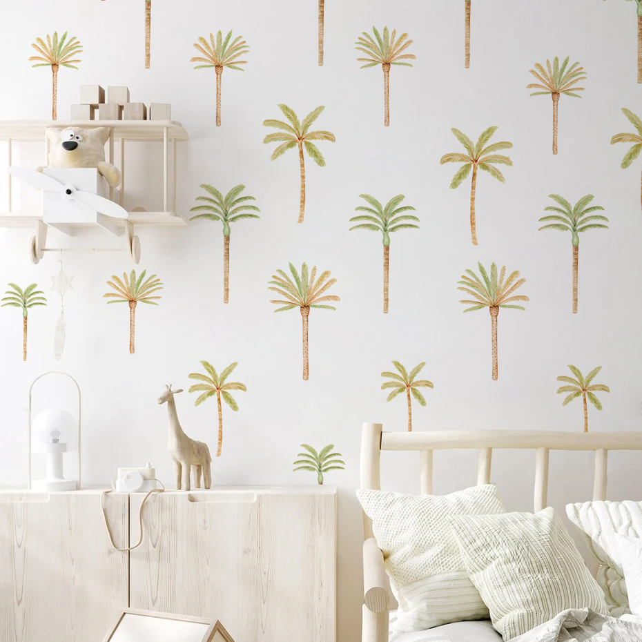 Boho Coconut Palm Tree Wall St - огляд і ціна Baby Nursery Decor Boy