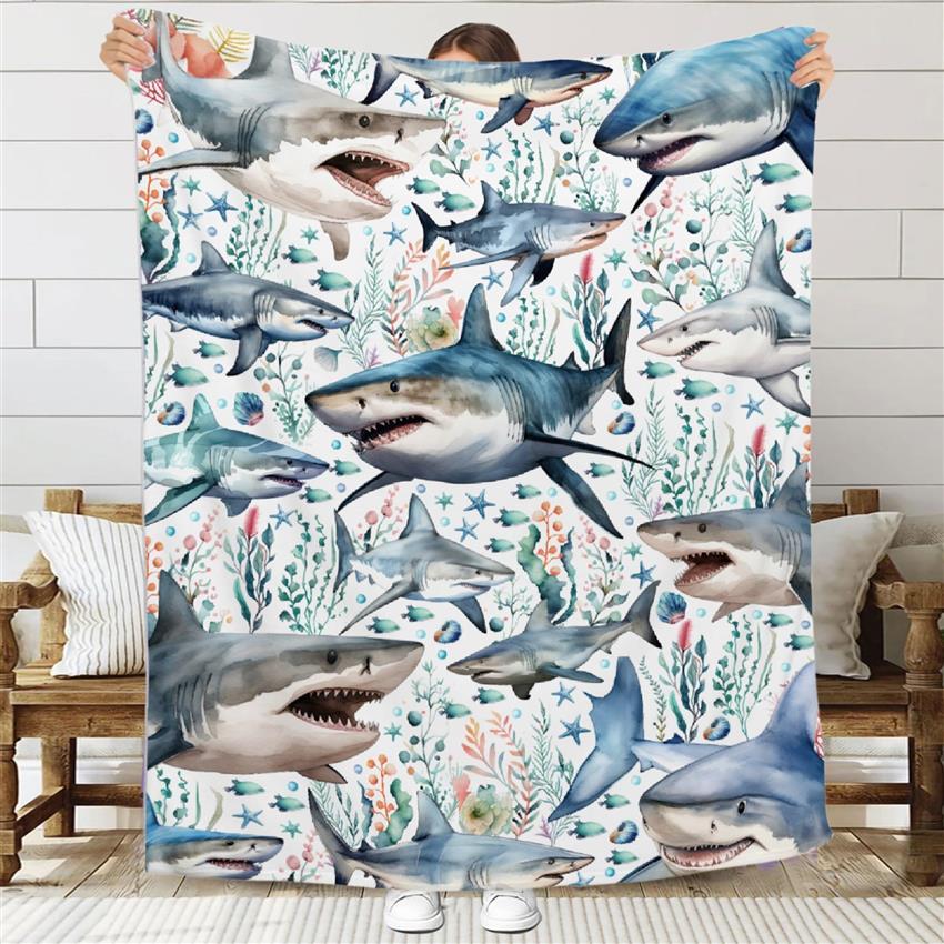Nautical Ocean Life Shark Prin - огляд і ціна Baby Nursery Ocean