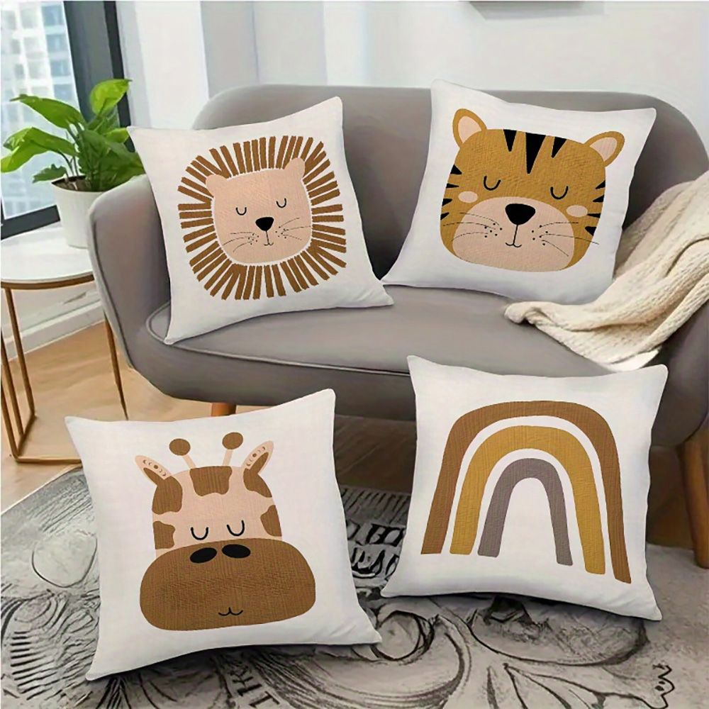 1pc Boho Safari Animal Kids Th - огляд і ціна Baby Nursery Cushion