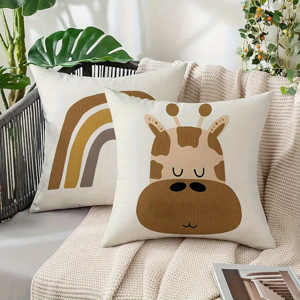 1pc Boho Safari Animal Kids Th - огляд і ціна Baby Nursery Cushion