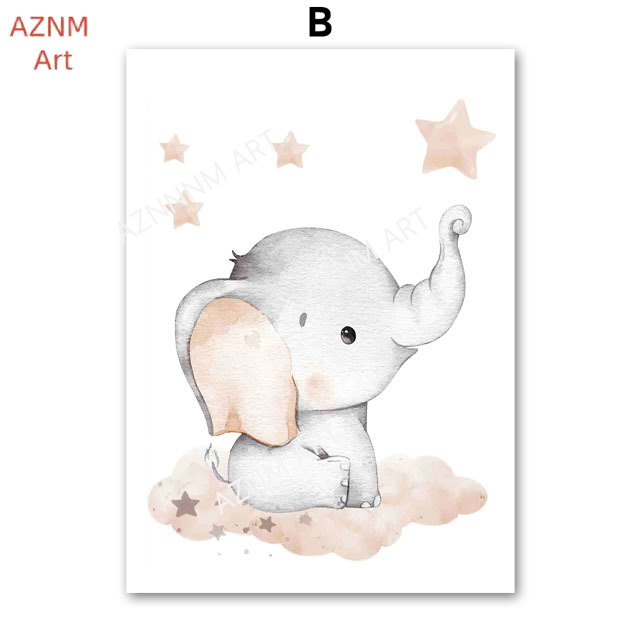 Elephant Balloon Rainbow Moon  - огляд і ціна Baby Nursery Room