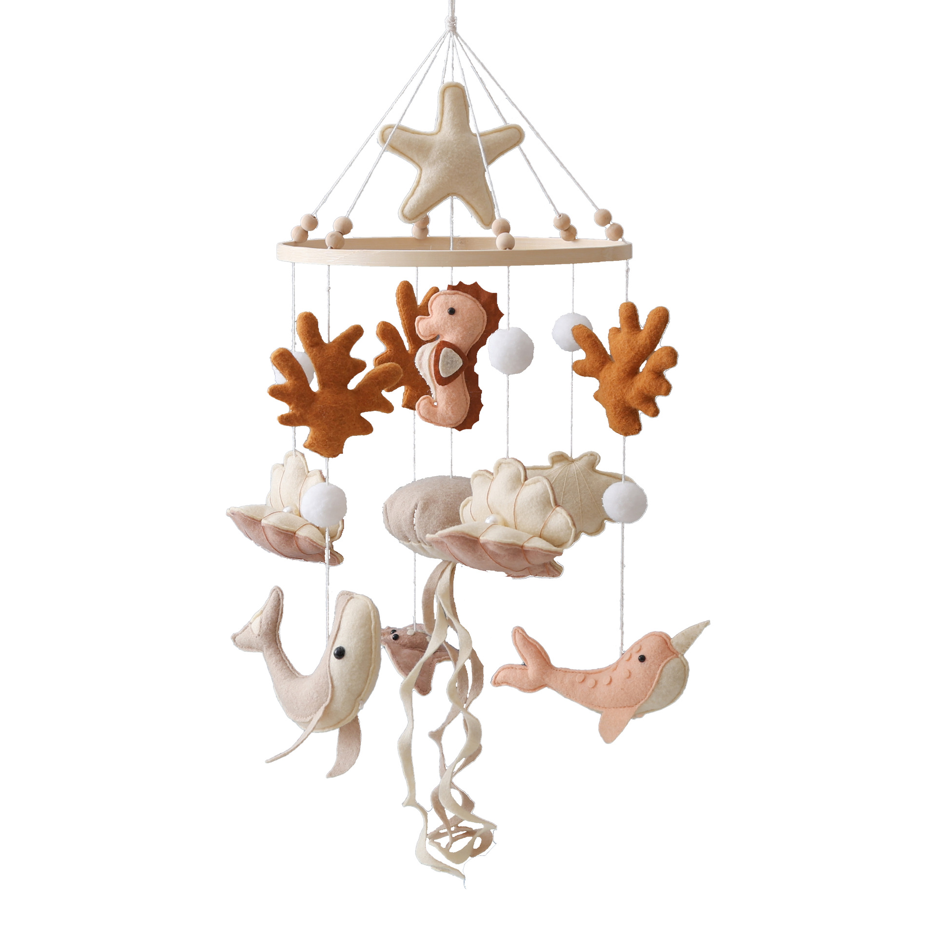 Wooden Crib Mobile Baby Bed Be - огляд і ціна Crib Mobile Musical