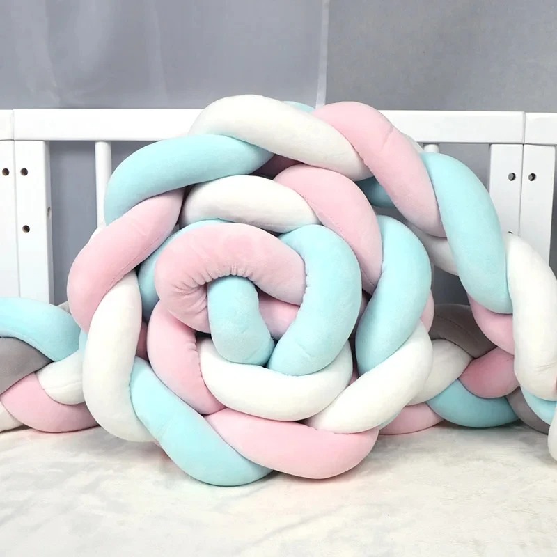 1M/2M/3.6M Baby Crib Protector - огляд і ціна Baby Nursery Cushion