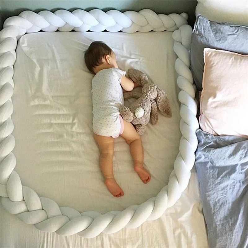 1M/2M/3.6M Baby Crib Protector - огляд і ціна Baby Nursery Cushion