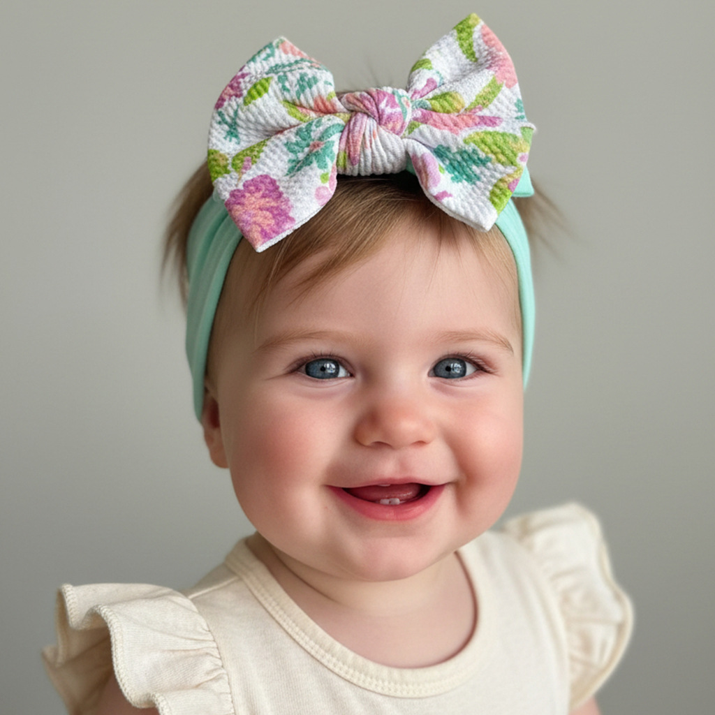 Children's Printed Large Bow N - огляд і ціна Baby Wrap Stretchy