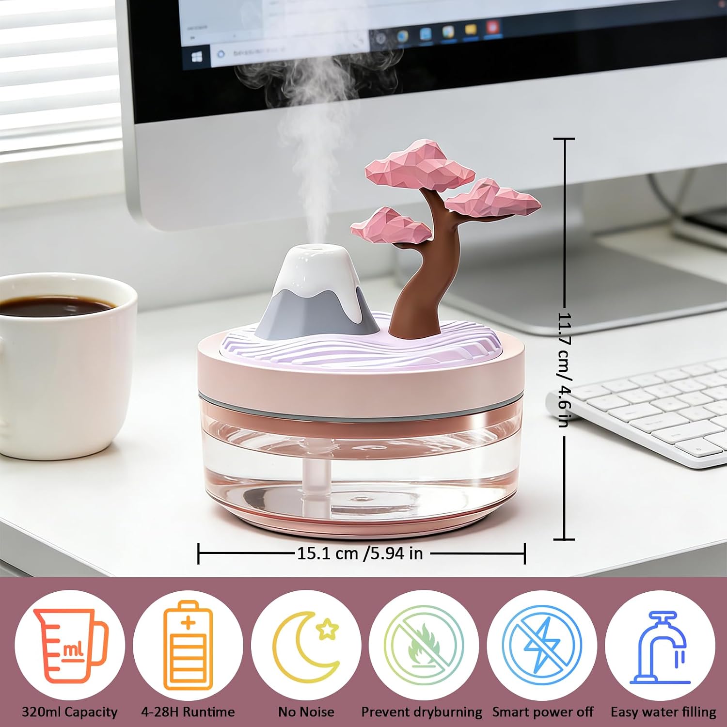 2026 New Upgrade Cherry Blosso - огляд і ціна Humidifier Nursery Quiet