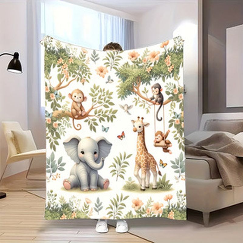VIKAMA Watercolor Jungle Anima - огляд і ціна Baby Nursery Fabric