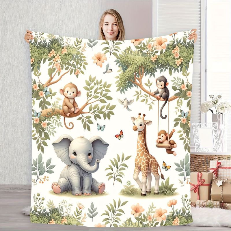 VIKAMA Watercolor Jungle Anima - огляд і ціна Baby Nursery Fabric