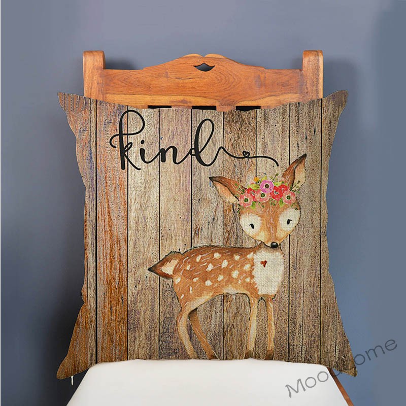 Cute Woodland Animals Wood Tex - огляд і ціна Baby Nursery Cushion