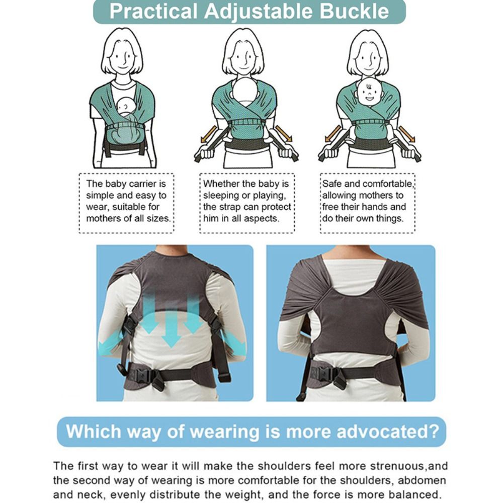 Portable Ergonomic Newborn Bab - огляд і ціна Baby Wrap Stretchy