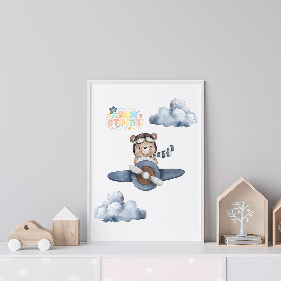Boho Bear Aircraft Hot Air Bal - огляд і ціна Baby Nursery Hot Air Balloon