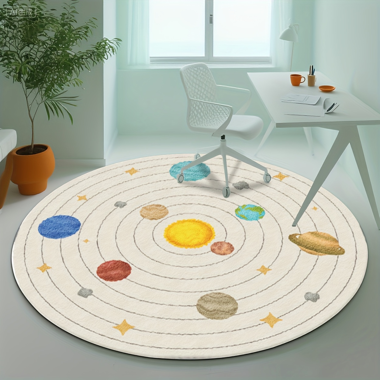 Cute Round Solar System Planet - огляд і ціна Baby Nursery Cushion