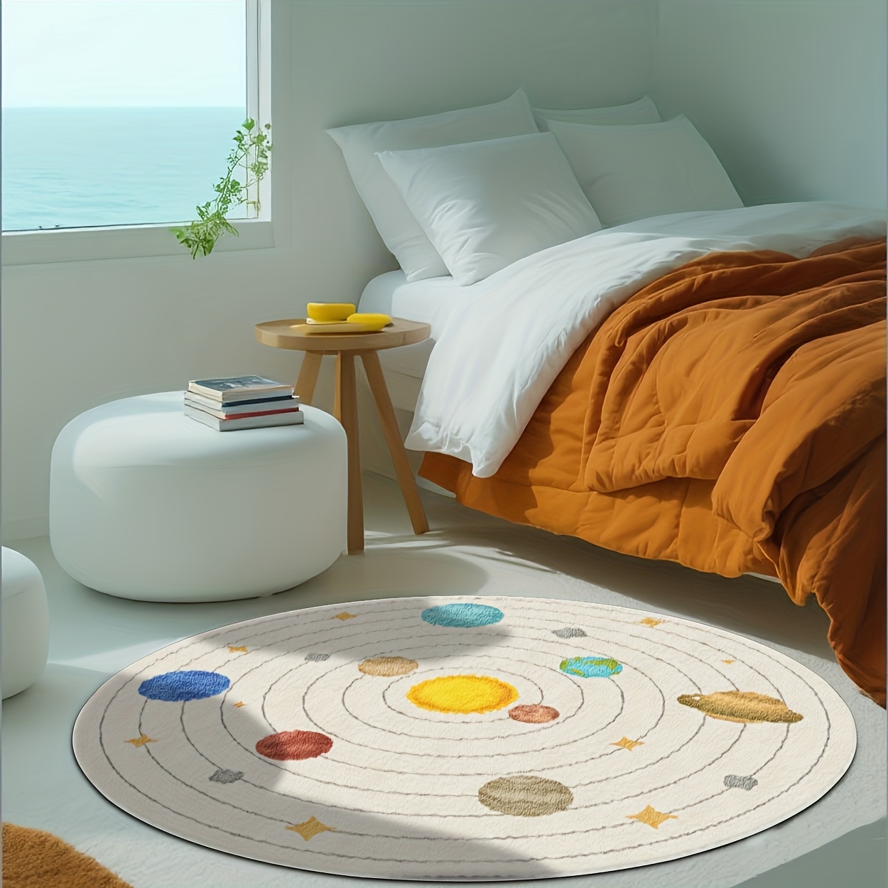 Cute Round Solar System Planet - огляд і ціна Baby Nursery Cushion