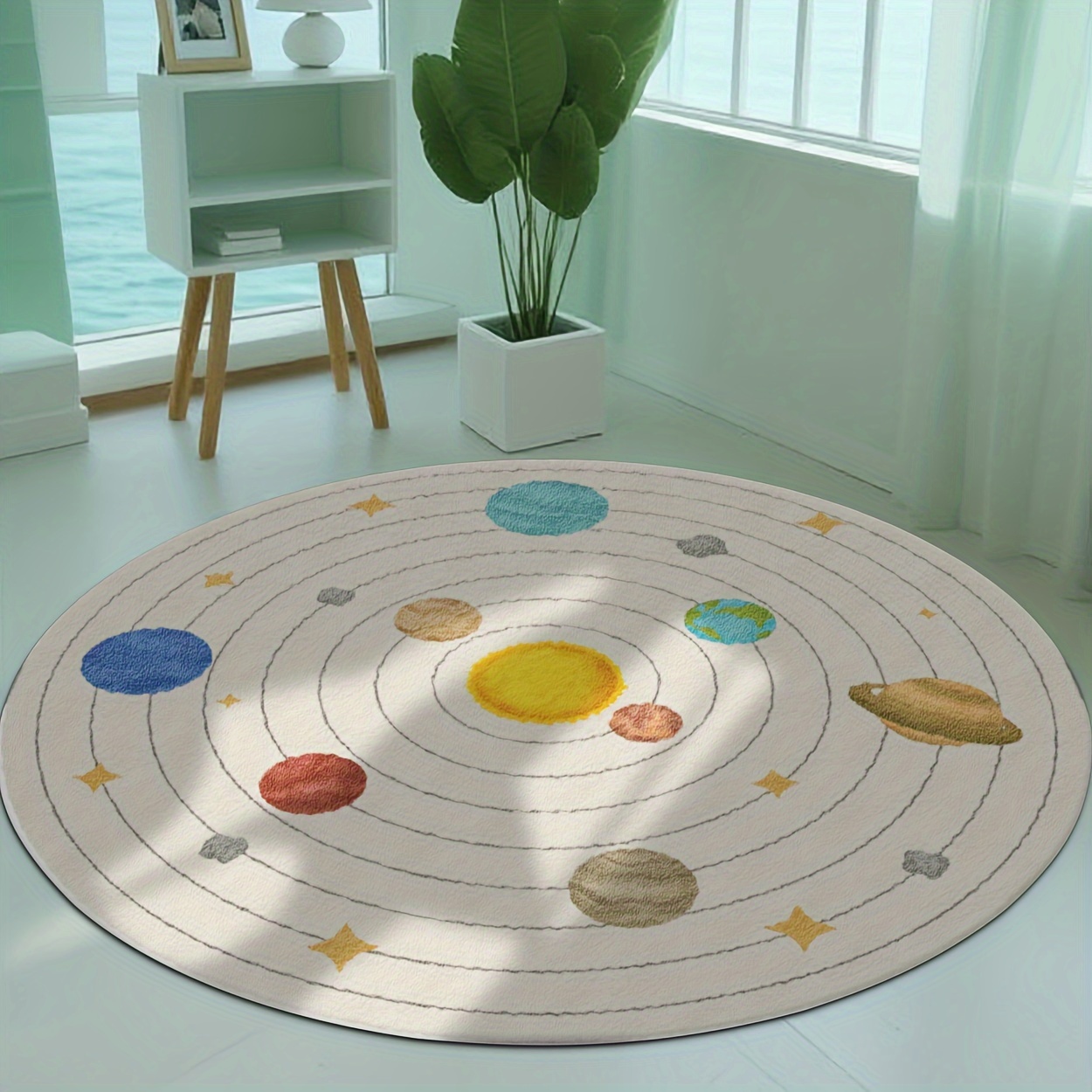 Cute Round Solar System Planet - огляд і ціна Baby Nursery Cushion
