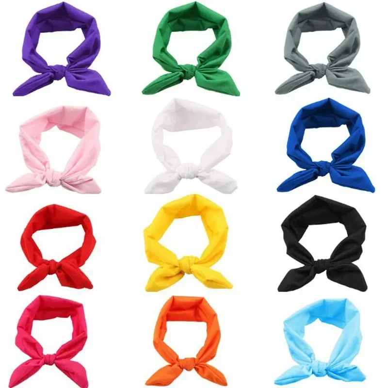 10pcs/lot  Infant Headband Kno - огляд і ціна Baby Wrap Stretchy