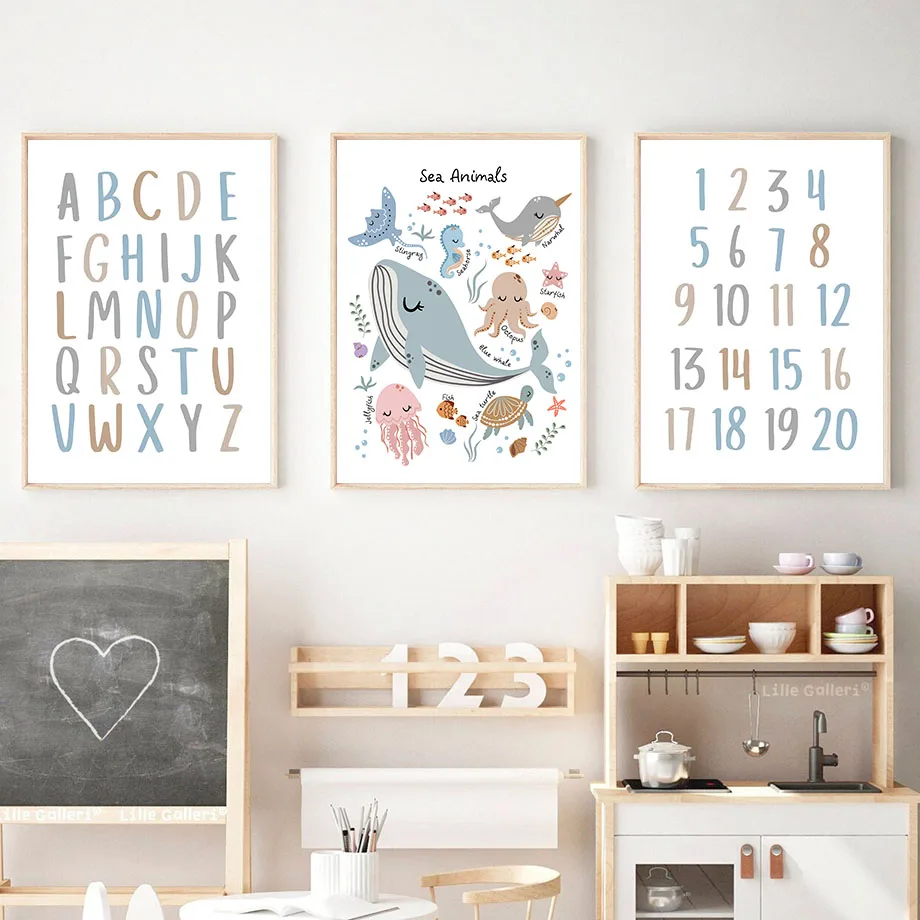 Unframe Ocean Animals Sea Turt - огляд і ціна Baby Nursery Ocean