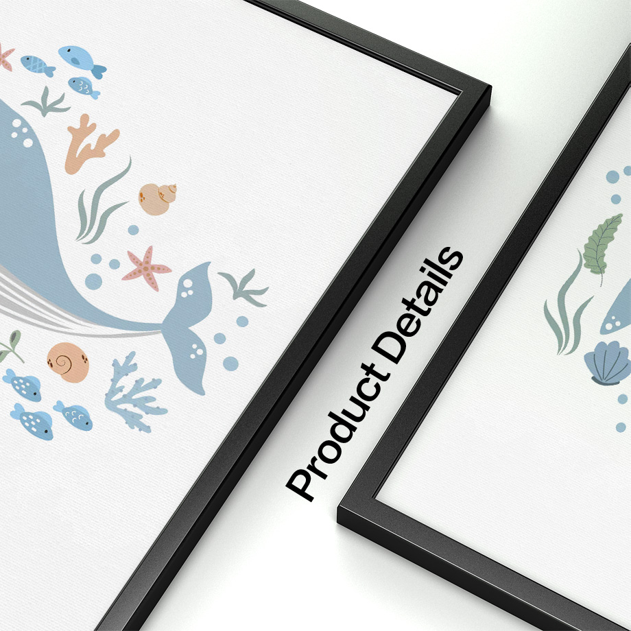 Unframe Ocean Animals Sea Turt - огляд і ціна Baby Nursery Ocean