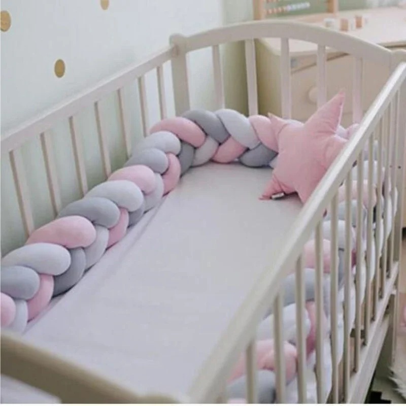 Boho Braided Crib Bumper Pillo - огляд і ціна Baby Nursery Cushion