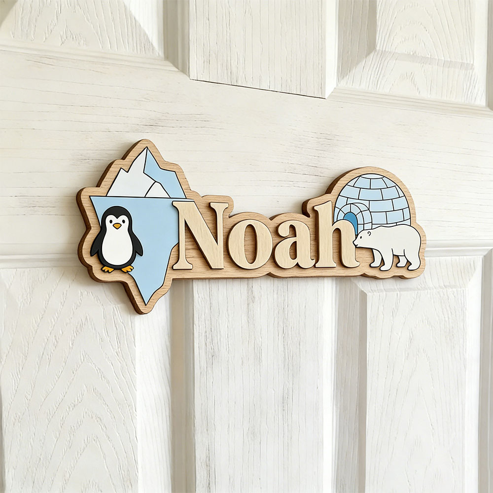 Arctic Penguin & Polar Bear Cu - огляд і ціна Baby Nursery Room