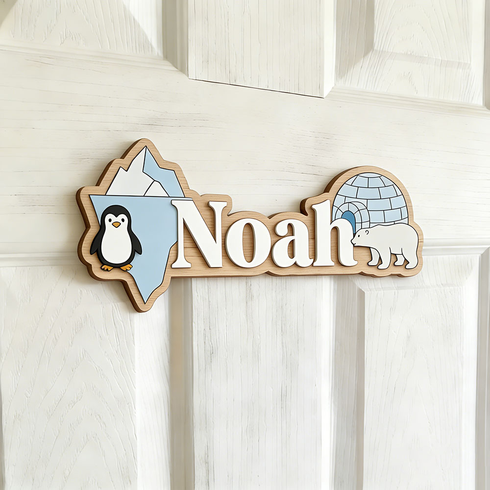 Arctic Penguin & Polar Bear Cu - огляд і ціна Baby Nursery Room