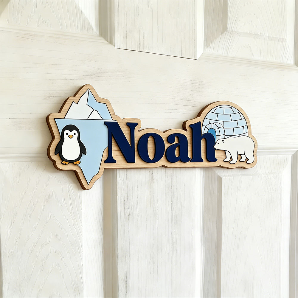 Arctic Penguin & Polar Bear Cu - огляд і ціна Baby Nursery Room