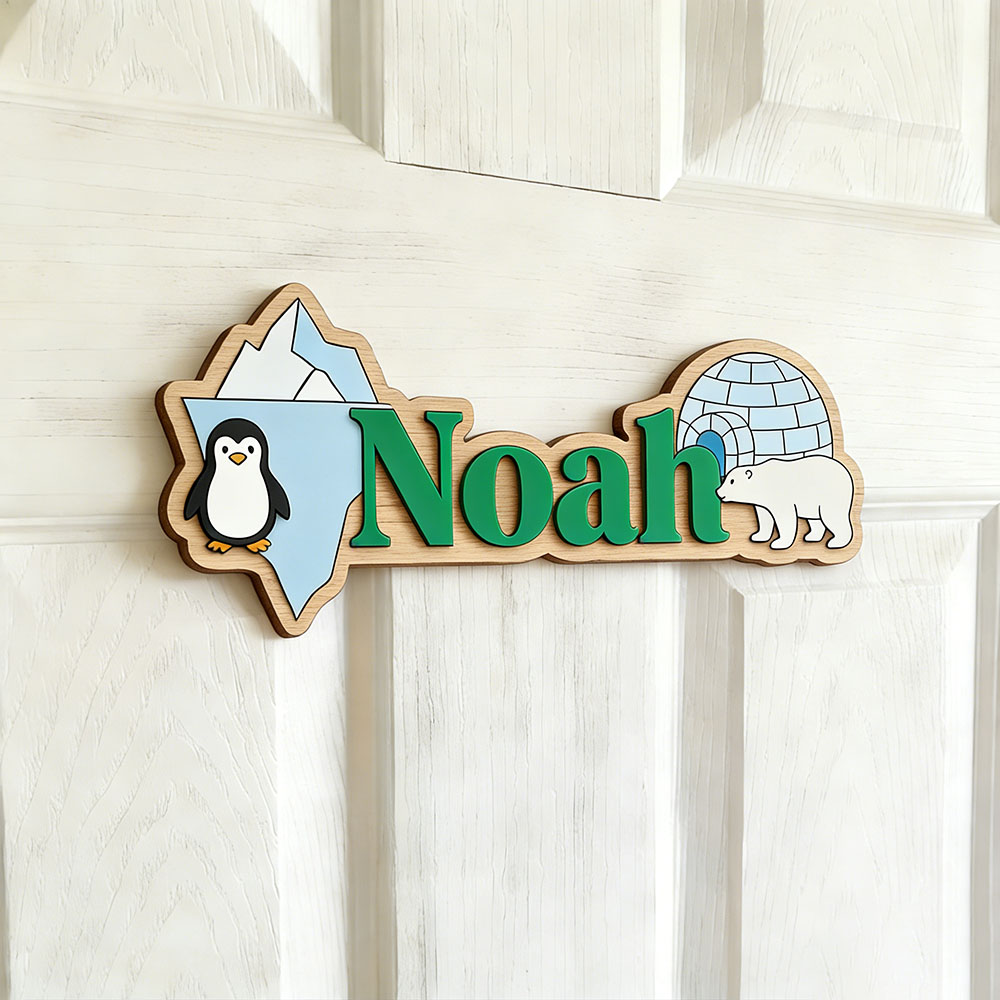 Arctic Penguin & Polar Bear Cu - огляд і ціна Baby Nursery Room