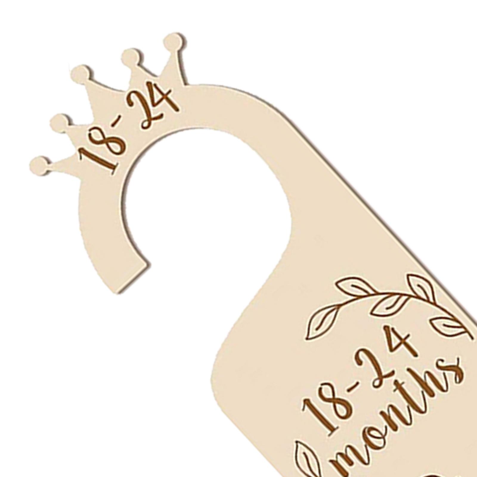 Baby Closet Dividers Wooden Wa - огляд і ціна Baby Nursery Hangers