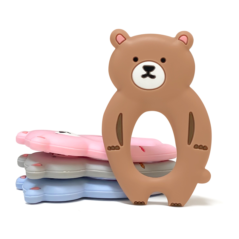 1pcs Silicone Bear Teether Rod - огляд і ціна Baby Nursery Hospital