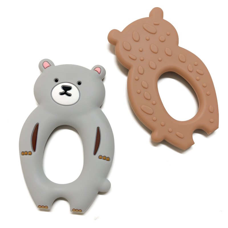 1pcs Silicone Bear Teether Rod - огляд і ціна Baby Nursery Hospital