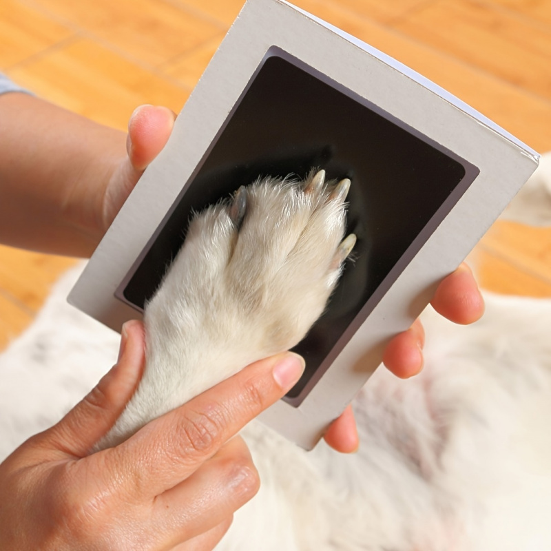The Pet Paw Print Kit Comes Wi - огляд і ціна Footprint Ink Kit