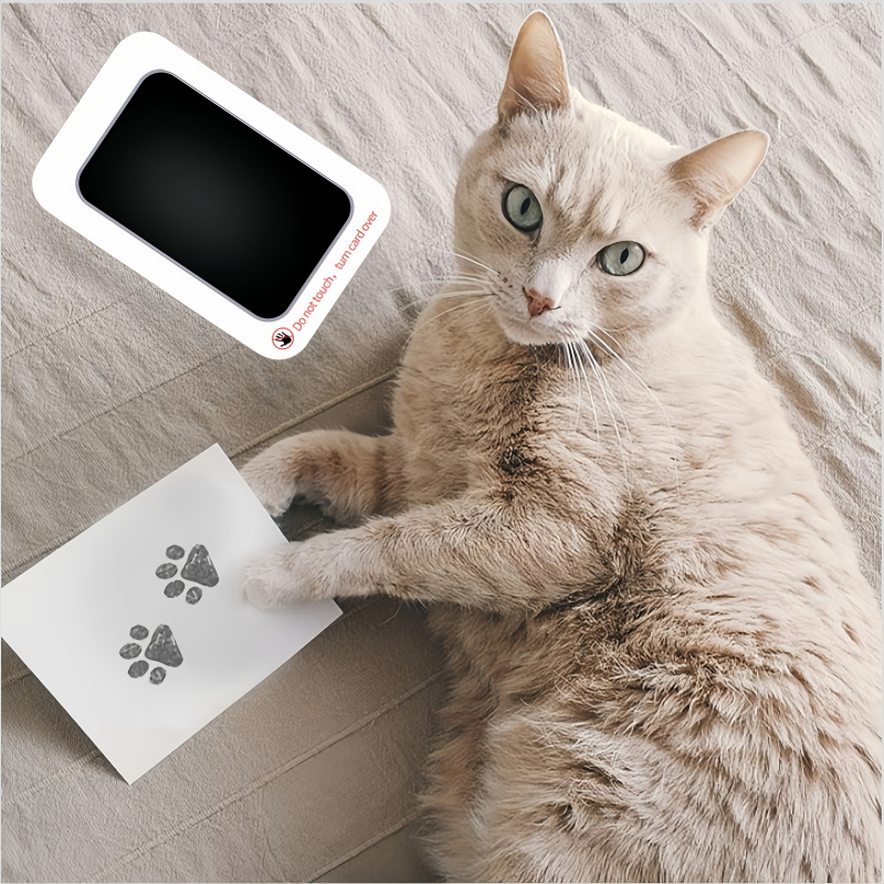 The Pet Paw Print Kit Comes Wi - огляд і ціна Footprint Ink Kit