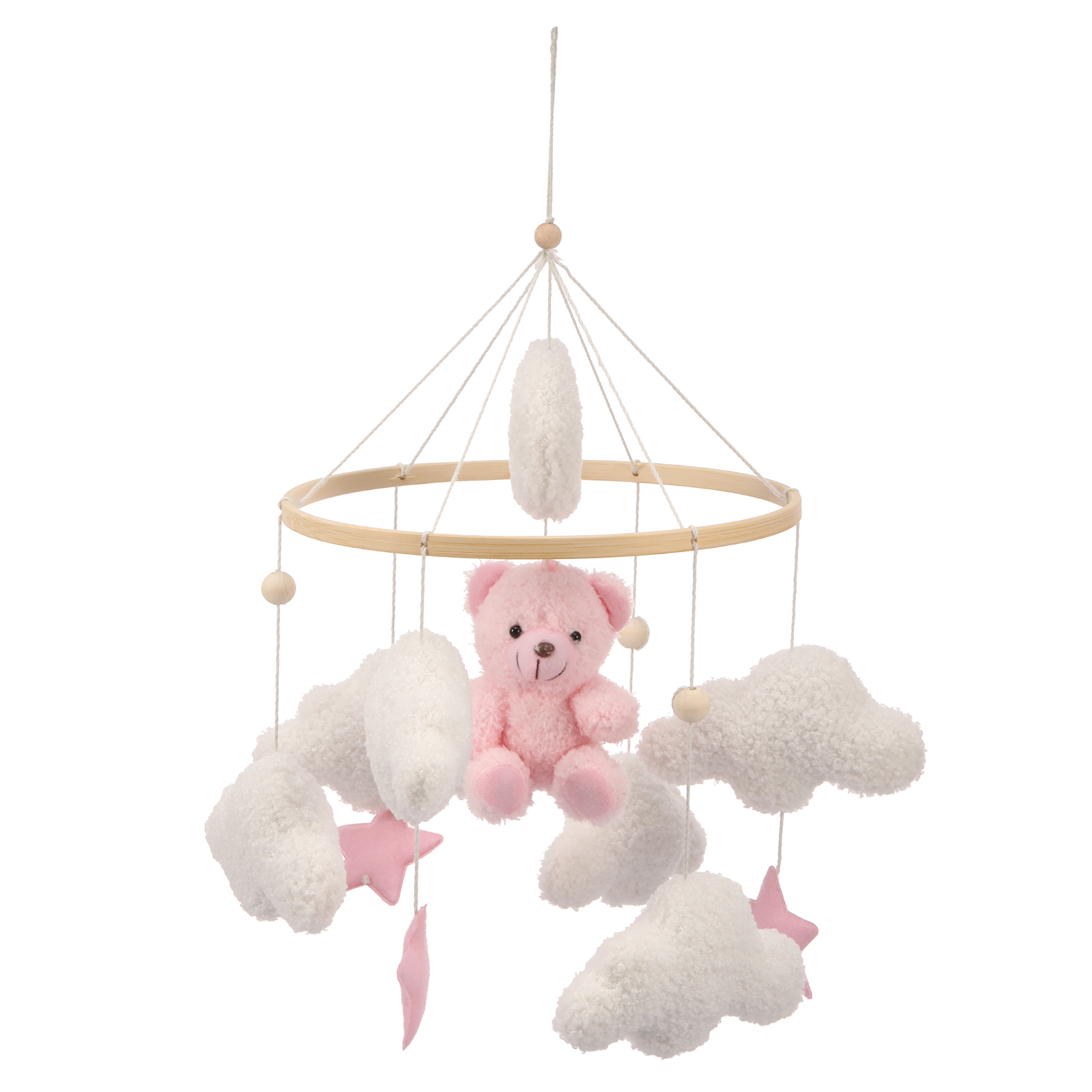 Crib Mobile Bed Bell Wooden Ba - огляд і ціна Crib Mobile Musical