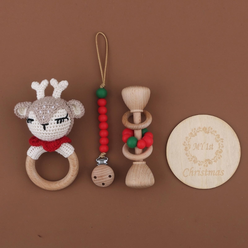1 Set Crochet Bunny Baby Rattl - огляд і ціна Crib Mobile Musical