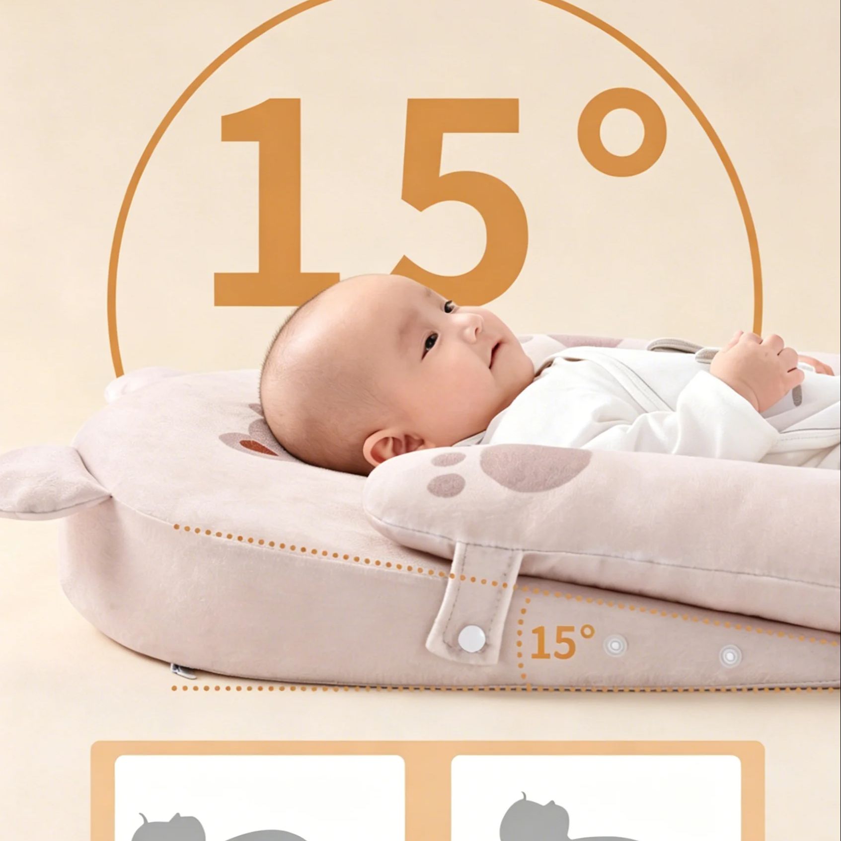 Comfortable Baby Lying Positio - огляд і ціна Baby Nursery Hospital