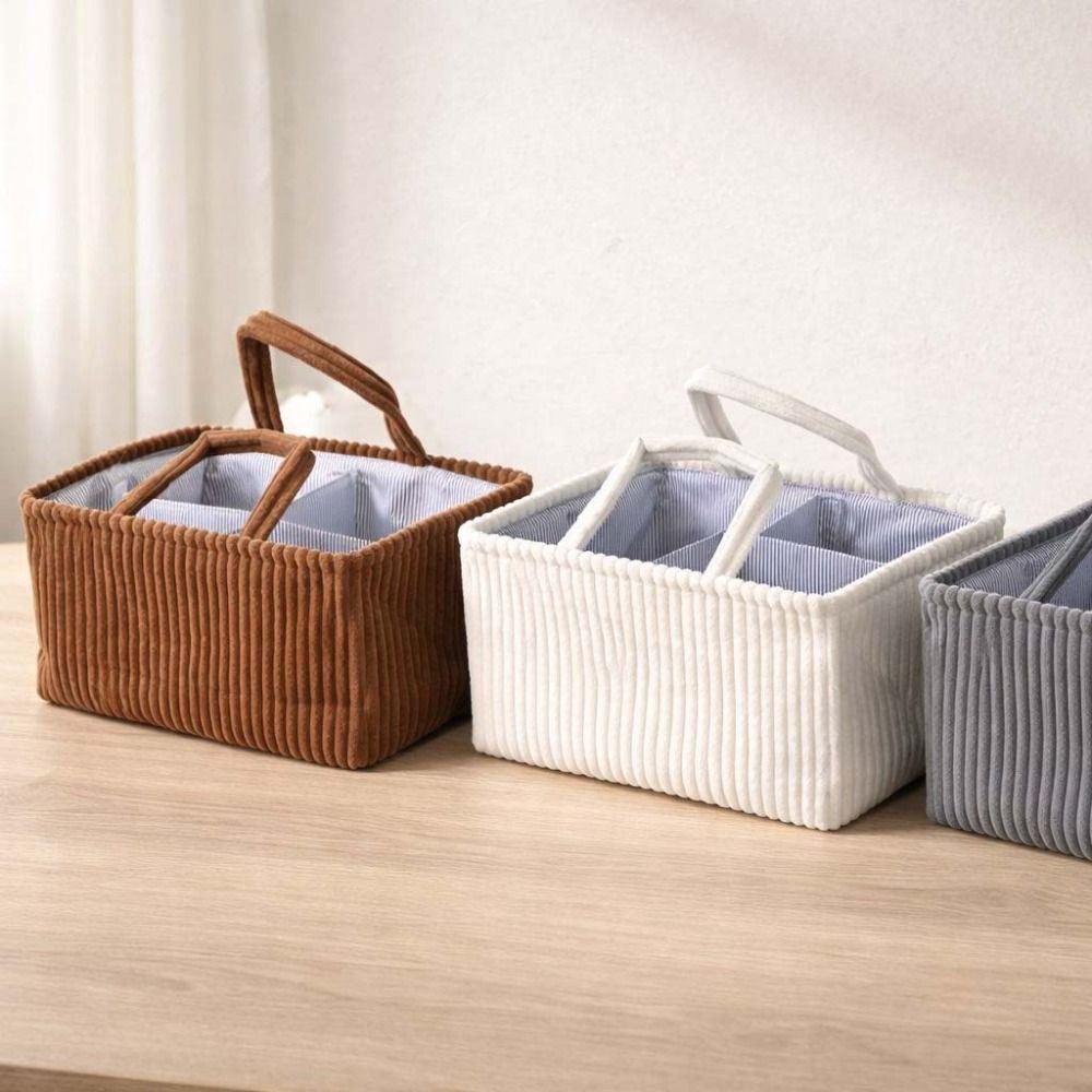 Corduroy Baby Diaper Caddy Org - огляд і ціна Baby Nursery Fabric