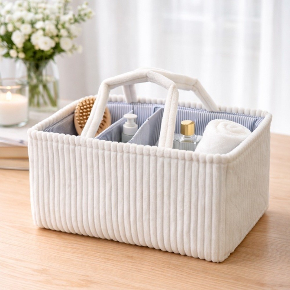 Corduroy Baby Diaper Caddy Org - огляд і ціна Baby Nursery Fabric