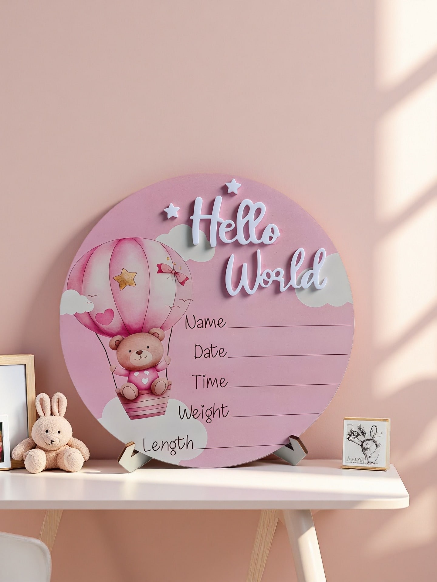 Baby Bear Hot Air Balloon Memo - огляд і ціна Baby Nursery Hot Air Balloon