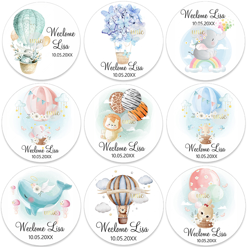 Custom Welcome Baby  Hot Air B - огляд і ціна Baby Nursery Hot Air Balloon