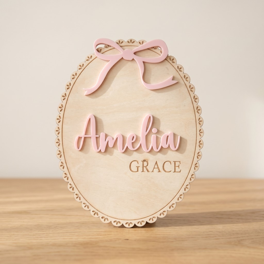 1Pc Custom Bow Lace Edge Baby  - огляд і ціна Baby Nursery Room