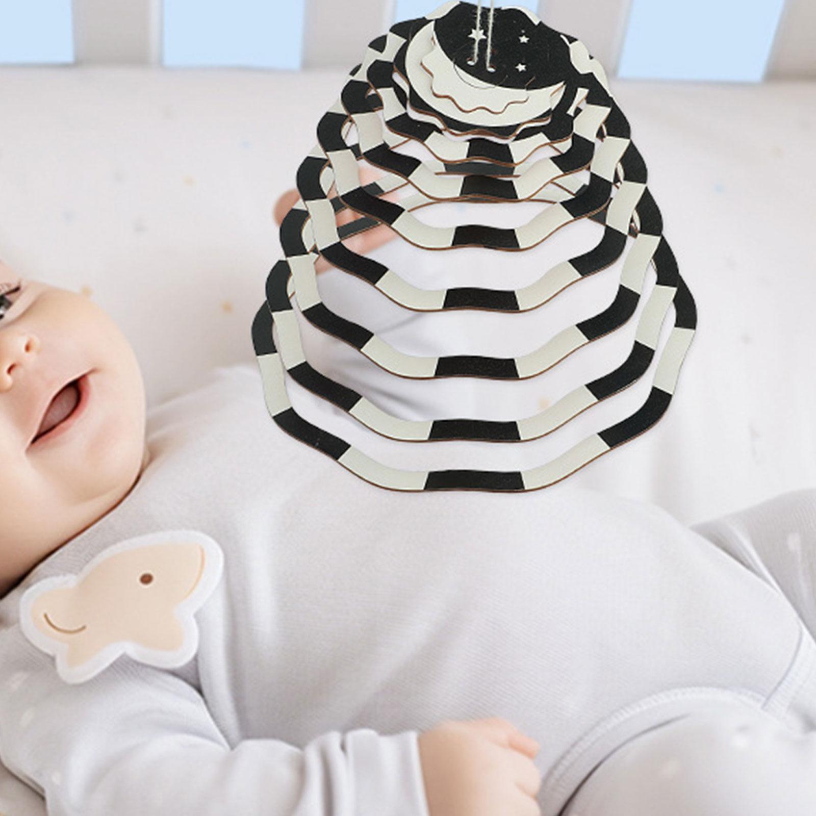 Crib Mobile Sensory Toy ,Black - огляд і ціна Baby Nursery Decor Boy