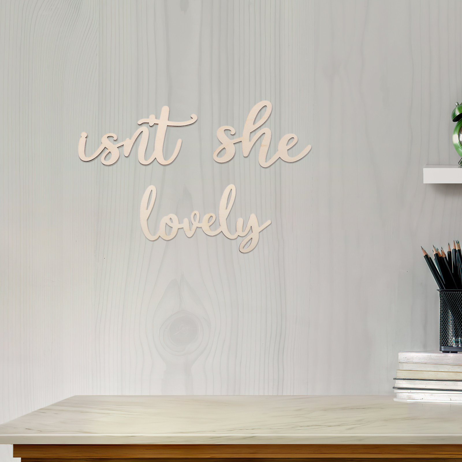 Wood Sign Wooden Wall Sticker  - огляд і ціна Baby Nursery Room