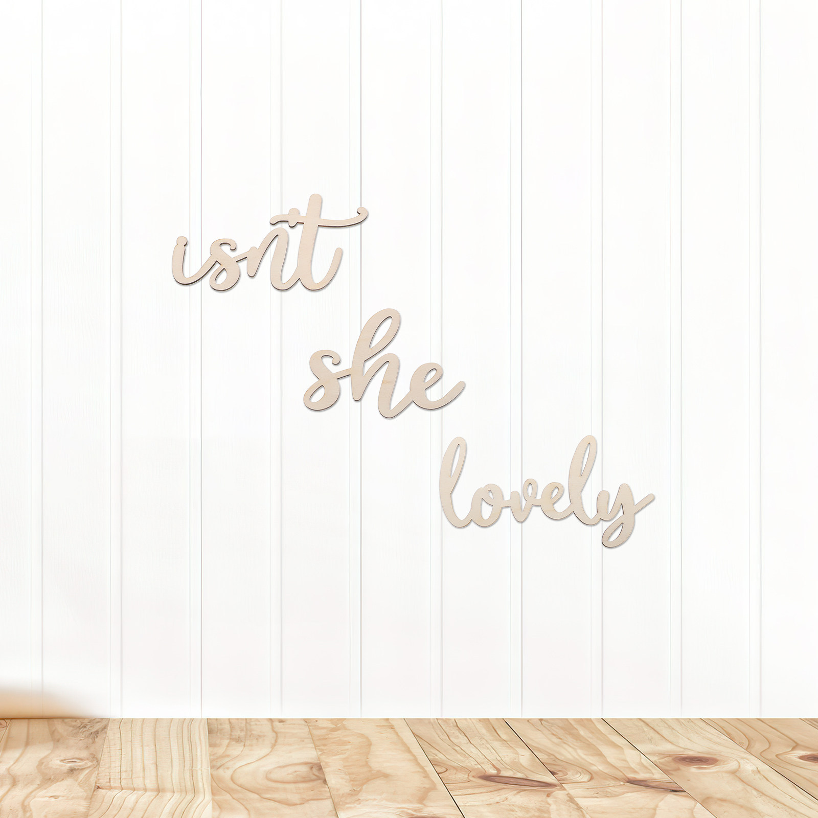 Wood Sign Wooden Wall Sticker  - огляд і ціна Baby Nursery Room
