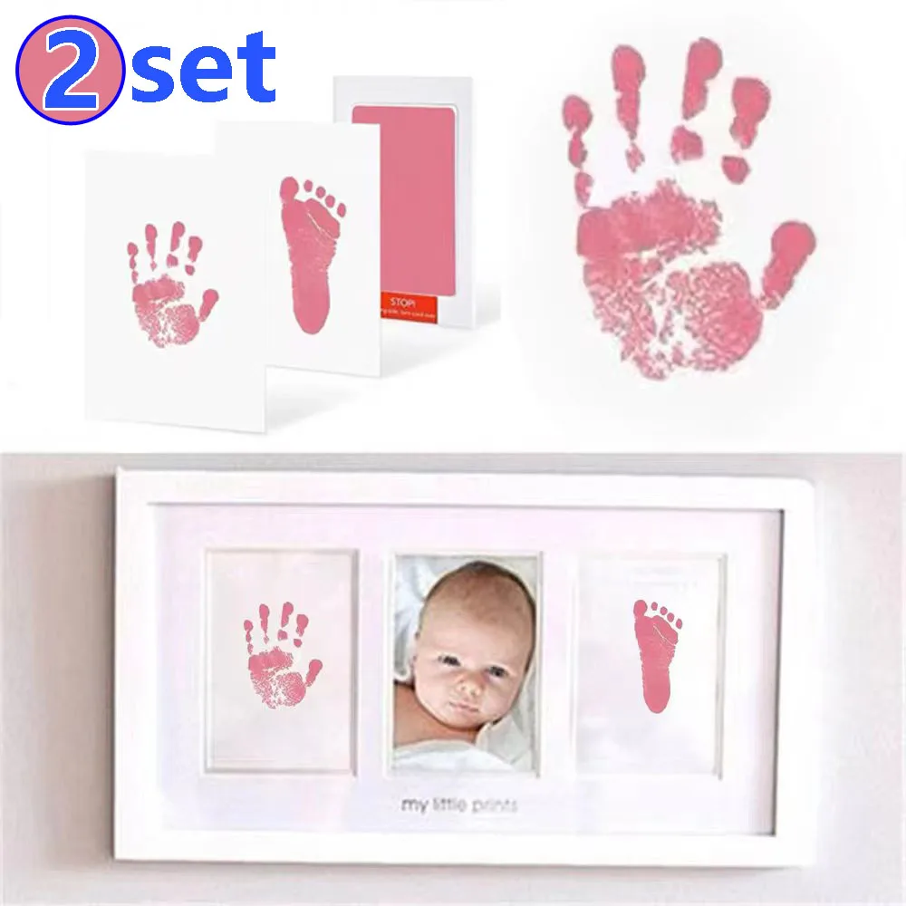 2 Set Newborn Baby DIY Hand An - огляд і ціна Footprint Ink Kit