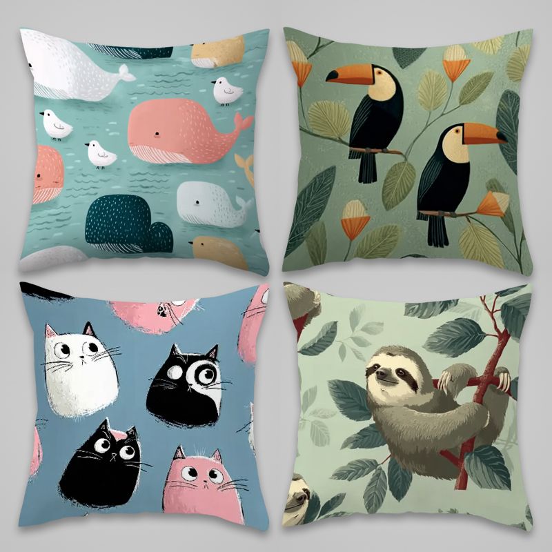 4 Piece Pillowcase Set Cute An - огляд і ціна Baby Nursery Ocean