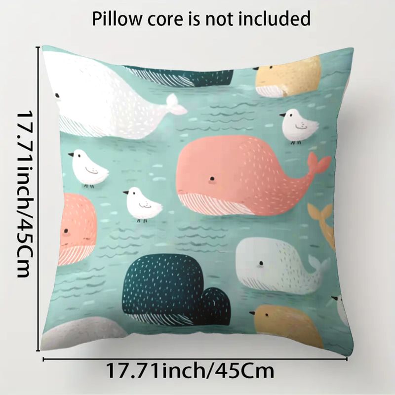 4 Piece Pillowcase Set Cute An - огляд і ціна Baby Nursery Ocean
