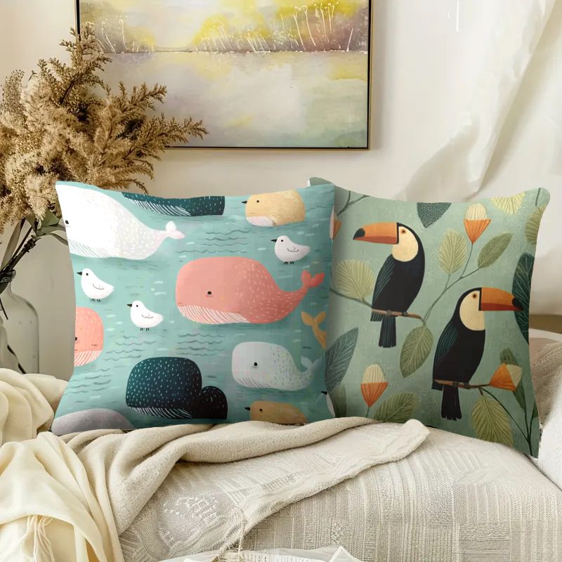 4 Piece Pillowcase Set Cute An - огляд і ціна Baby Nursery Ocean