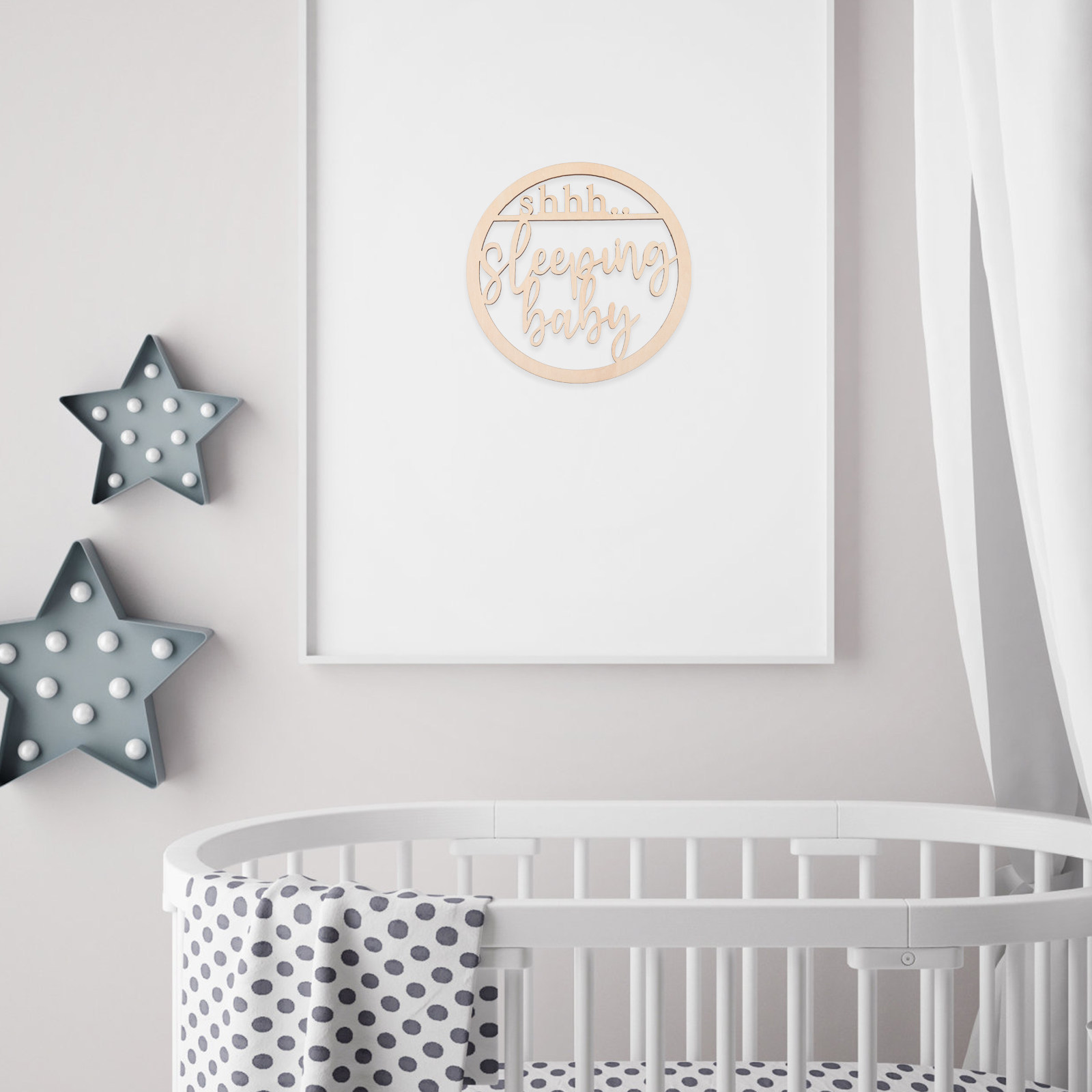 Hollow Wooden Baby Sleeping Si - огляд і ціна Baby Nursery Hangers