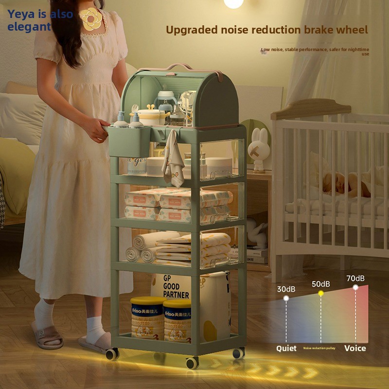 Movable Baby Storage Cart Mult - огляд і ціна Baby Nursery Cart